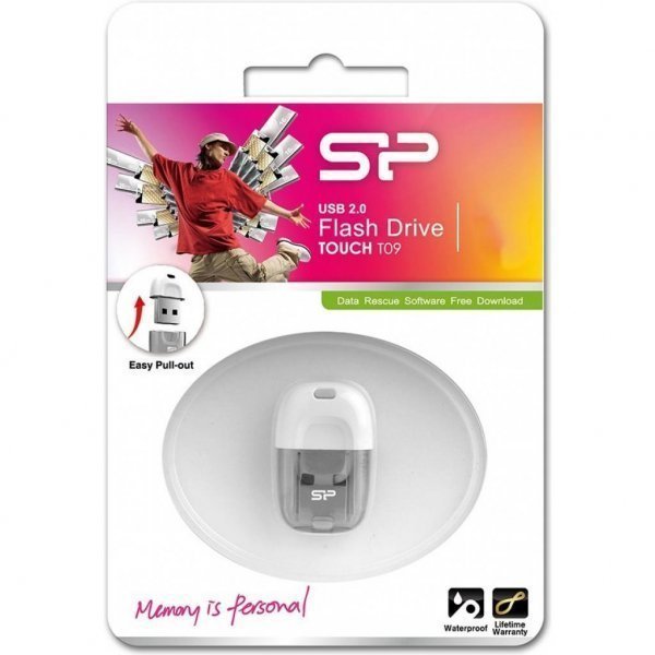 USB флеш накопичувач Silicon Power 32GB Touch T09 White USB 2.0 (SP032GBUF2T09V1W)