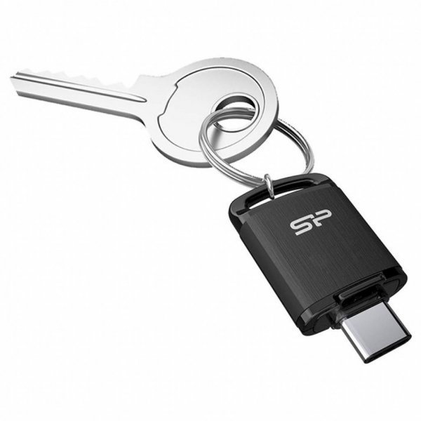 USB флеш накопичувач Silicon Power 64GB C10 Black USB 3.1 / Type-C (SP064GBUC3C10V1K)