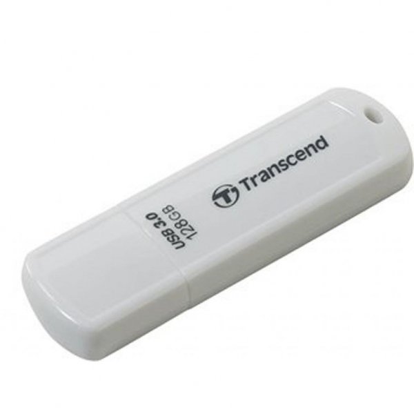 USB флеш накопичувач Transcend 128GB JetFlash 730 White USB 3.0 (TS128GJF730)