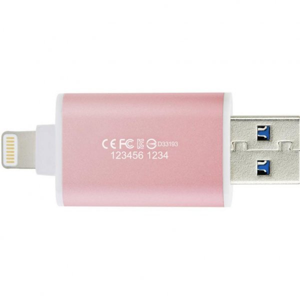 USB флеш накопичувач Transcend 64GB JetDrive Go 300 Rose Gold USB 3.1/Lightning (TS64GJDG300R) USB флеш накопичувач Transcend 64GB JetDrive Go 300 Rose Gold USB 3.1/Lightning (TS64GJDG300R)