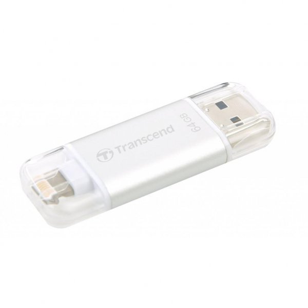 USB флеш накопичувач Transcend 64GB JetDrive Go 300 Silver USB 3.1 (TS64GJDG300S)