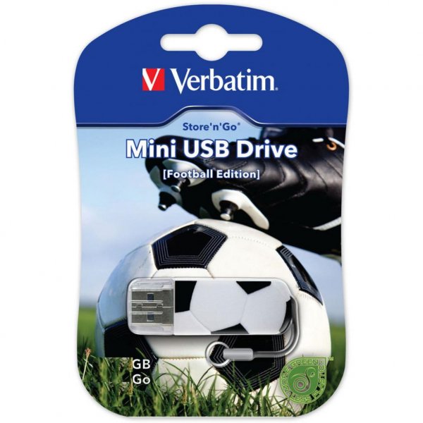 USB флеш накопичувач Verbatim 32GB STORE'N'GO MINI FOOTBALL USB 2.0 (49889) USB флеш накопичувач Verbatim 32GB STORE'N'GO MINI FOOTBALL USB 2.0 (49889)