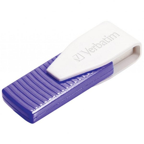 USB флеш накопичувач Verbatim 64GB STORE'N'GO SWIVE VIOLET USB 2.0 (49816)
