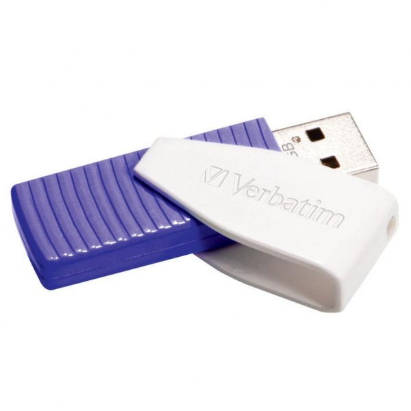 USB флеш накопичувач Verbatim 64GB STORE'N'GO SWIVE VIOLET USB 2.0 (49816)