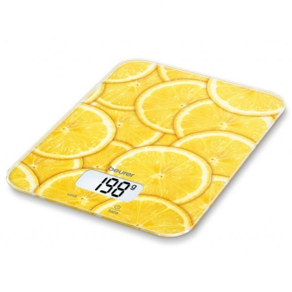 Ваги кухонні BEURER KS 19 lemon (4211125/704.08/7)