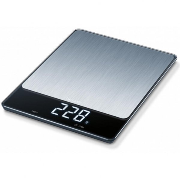 Ваги кухонні BEURER KS 34 Stainless Steel (4211125703127)