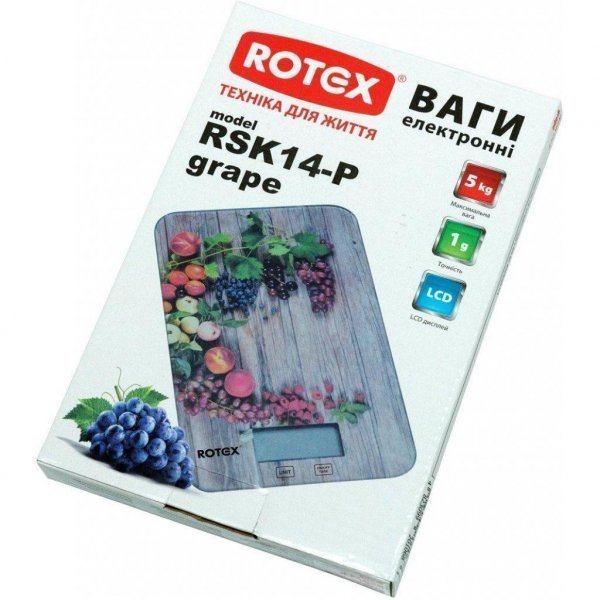 Ваги кухонні Rotex RSK14-P Grape