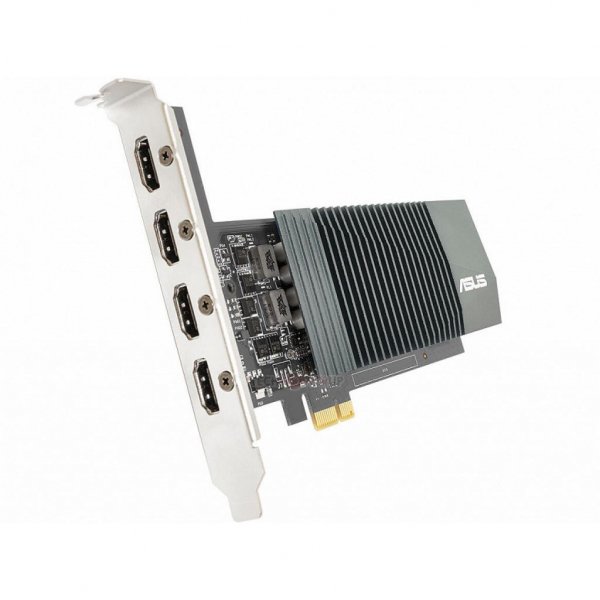 Відеокарта ASUS GeForce GT710 2048Mb Silent 4*HDMI (GT710-4H-SL-2GD5) Відеокарта ASUS GeForce GT710 2048Mb Silent 4*HDMI (GT710-4H-SL-2GD5)
