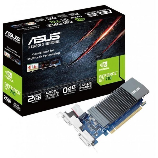 Відеокарта ASUS GeForce GT710 2048Mb Silent (GT710-SL-2GD5) Відеокарта ASUS GeForce GT710 2048Mb Silent (GT710-SL-2GD5)