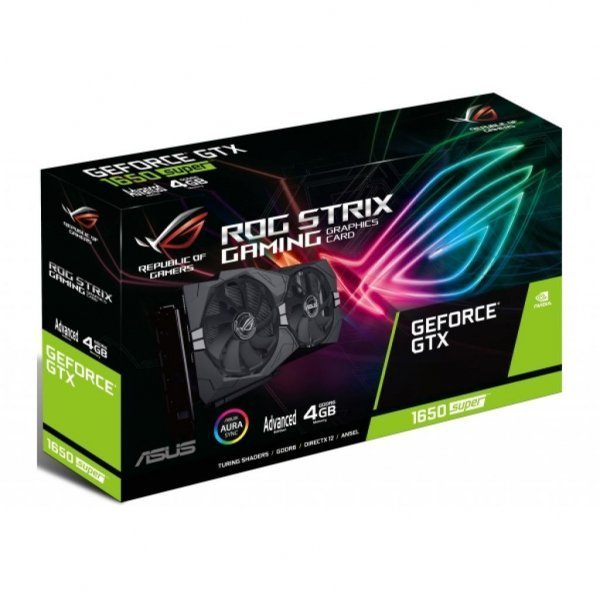 Відеокарта ASUS GeForce GTX1650 SUPER 4096Mb ROG STRIX OC GAMING (ROG-STRIX-GTX1650S-O4G-GAMING)