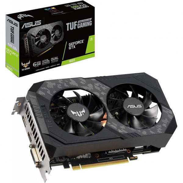 Відеокарта ASUS GeForce GTX1660 6144Mb TUF GAMING (TUF-GTX1660-6G-GAMING) Відеокарта ASUS GeForce GTX1660 6144Mb TUF GAMING (TUF-GTX1660-6G-GAMING)