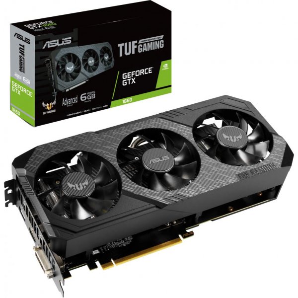 Відеокарта ASUS GeForce GTX1660 6144Mb TUF3 Advanced GAMING (TUF3-GTX1660-A6G-GAMING) Відеокарта ASUS GeForce GTX1660 6144Mb TUF3 Advanced GAMING (TUF3-GTX1660-A6G-GAMING)