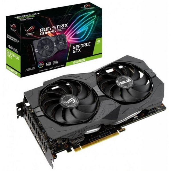 Відеокарта ASUS GeForce GTX1660 SUPER 6144Mb ROG STRIX GAMING (ROG-STRIX-GTX1660S-6G-GAMING) Відеокарта ASUS GeForce GTX1660 SUPER 6144Mb ROG STRIX GAMING (ROG-STRIX-GTX1660S-6G-GAMING)