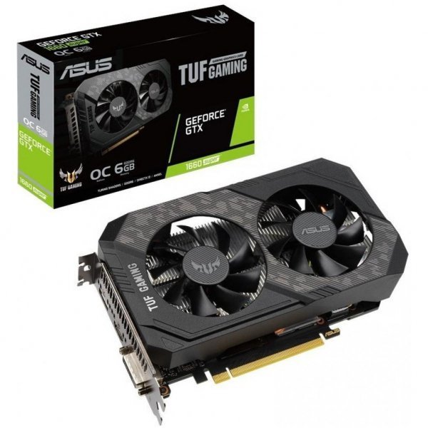 Відеокарта ASUS GeForce GTX1660 SUPER 6144Mb TUF OC GAMING (TUF-GTX1660S-O6G-GAMING) Відеокарта ASUS GeForce GTX1660 SUPER 6144Mb TUF OC GAMING (TUF-GTX1660S-O6G-GAMING)