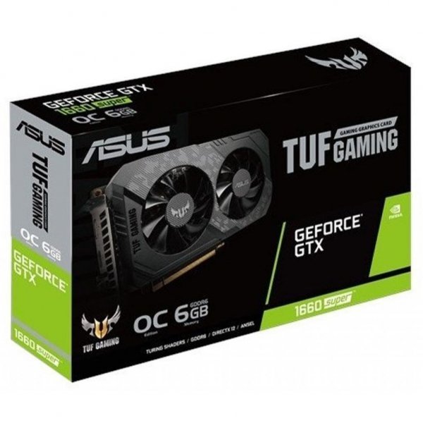 Відеокарта ASUS GeForce GTX1660 SUPER 6144Mb TUF OC GAMING (TUF-GTX1660S-O6G-GAMING) Відеокарта ASUS GeForce GTX1660 SUPER 6144Mb TUF OC GAMING (TUF-GTX1660S-O6G-GAMING)