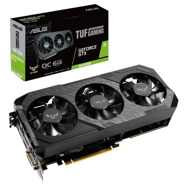 Відеокарта ASUS GeForce GTX1660 SUPER 6144Mb TUF3 OC GAMING (TUF3-GTX1660S-O6G-GAMING)