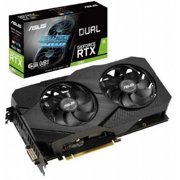 Відеокарта ASUS GeForce RTX2060 6144Mb DUAL EVO (DUAL-RTX2060-6G-EVO) Відеокарта ASUS GeForce RTX2060 6144Mb DUAL EVO (DUAL-RTX2060-6G-EVO)