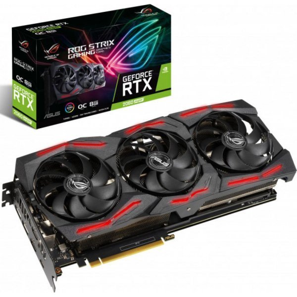 Відеокарта ASUS GeForce RTX2060 SUPER 8192Mb ROG STRIX OC EVO GAMING (ROG-STRIX-RTX2060S-O8G-EVO-GAMING)