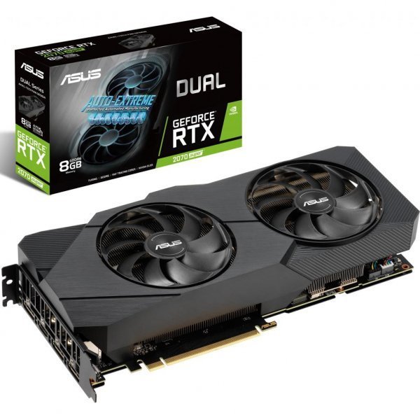 Відеокарта ASUS GeForce RTX2070 SUPER 8192Mb DUAL OC (DUAL-RTX2070S-O8G-EVO) Відеокарта ASUS GeForce RTX2070 SUPER 8192Mb DUAL OC (DUAL-RTX2070S-O8G-EVO)