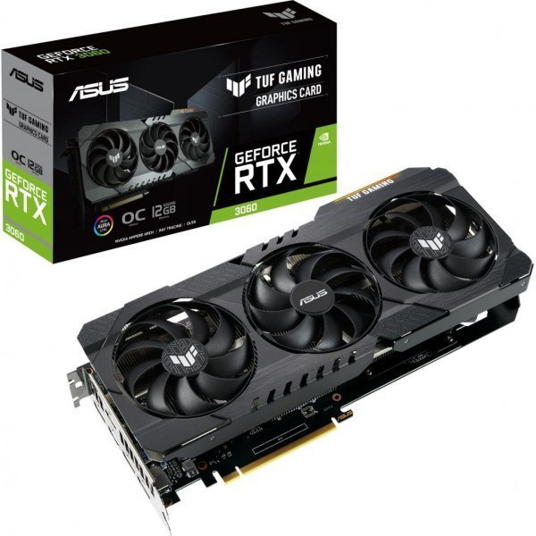 Відеокарта ASUS GeForce RTX3060 12Gb TUF OC GAMING (TUF-RTX3060-O12G-GAMING) Відеокарта ASUS GeForce RTX3060 12Gb TUF OC GAMING (TUF-RTX3060-O12G-GAMING)