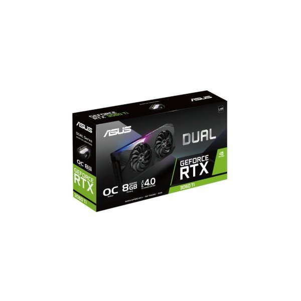 Відеокарта ASUS GeForce RTX3060Ti 8Gb DUAL OC V2 LHR (DUAL-RTX3060TI-O8G-V2)