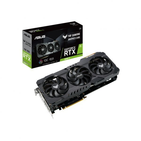 Відеокарта ASUS GeForce RTX3060Ti 8Gb TUF OC GAMING V2 LHR (TUF-RTX3060TI-O8G-V2-GAMING) Відеокарта ASUS GeForce RTX3060Ti 8Gb TUF OC GAMING V2 LHR (TUF-RTX3060TI-O8G-V2-GAMING)