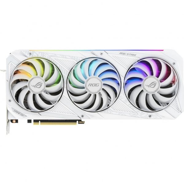 Відеокарта ASUS GeForce RTX3090 24Gb ROG STRIX OC WHITE (ROG-STRIX-RTX3090-O24G-WHITE)