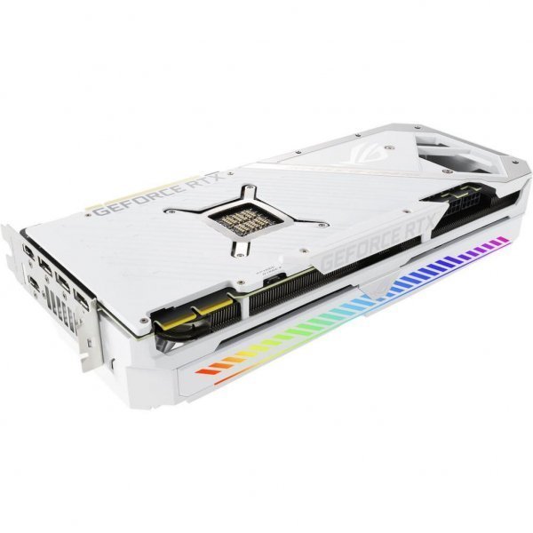 Відеокарта ASUS GeForce RTX3090 24Gb ROG STRIX OC WHITE (ROG-STRIX-RTX3090-O24G-WHITE)