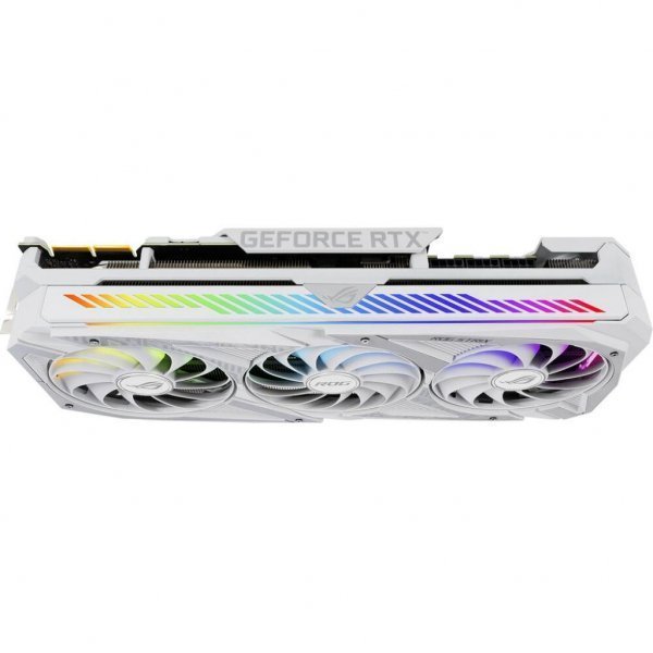 Відеокарта ASUS GeForce RTX3090 24Gb ROG STRIX OC WHITE (ROG-STRIX-RTX3090-O24G-WHITE)