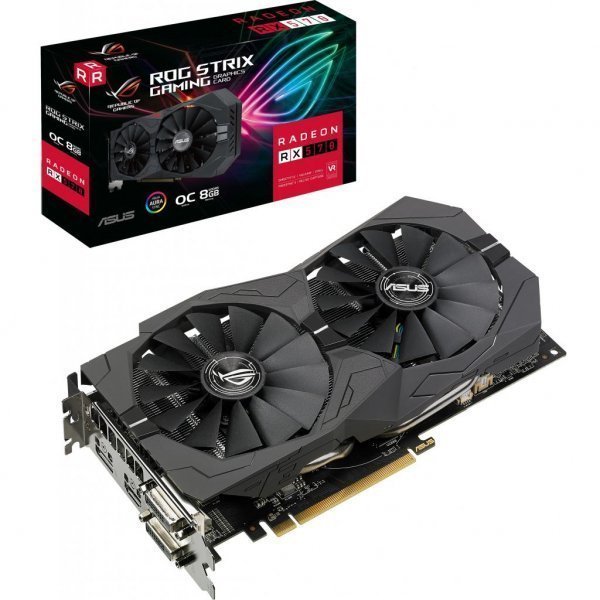 Відеокарта ASUS Radeon RX 570 8192Mb ROG STRIX GAMING OC (ROG-STRIX-RX570-O8G-GAMING) Відеокарта ASUS Radeon RX 570 8192Mb ROG STRIX GAMING OC (ROG-STRIX-RX570-O8G-GAMING)