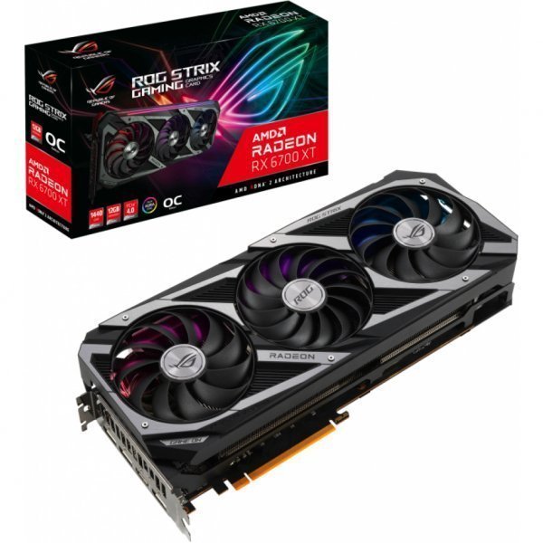 Відеокарта ASUS Radeon RX 6700 XT 12Gb ROG STRIX OC GAMING (ROG-STRIX-RX6700XT-O12G-GAMING) Відеокарта ASUS Radeon RX 6700 XT 12Gb ROG STRIX OC GAMING (ROG-STRIX-RX6700XT-O12G-GAMING)
