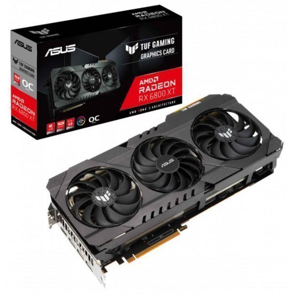 Відеокарта ASUS Radeon RX 6800 XT 16Gb TUF OC GAMING (TUF-RX6800XT-O16G-GAMING)