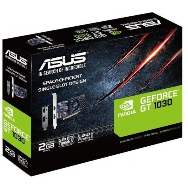 Відеокарта GeForce GT1030 2048Mb ASUS (GT1030-2G-BRK) Відеокарта GeForce GT1030 2048Mb ASUS (GT1030-2G-BRK)