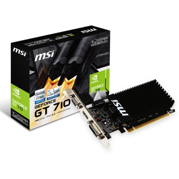 Відеокарта GeForce GT710 1024Mb MSI (GT 710 1GD3H LP)