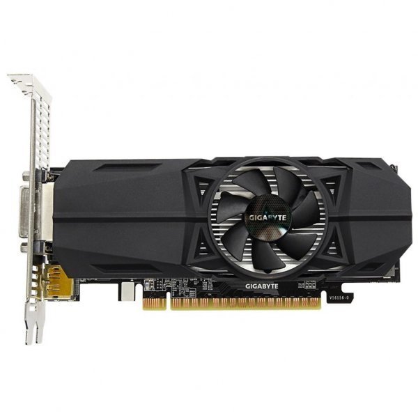 Відеокарта GIGABYTE GeForce GTX1050 Ti 4096Mb OC Low Profile (GV-N105TOC-4GL)