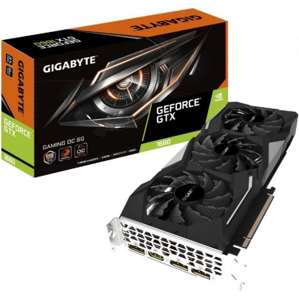 Відеокарта GIGABYTE GeForce GTX1660 6144Mb GAMING OC (GV-N1660GAMING OC-6GD)