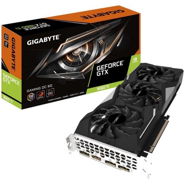 Відеокарта GIGABYTE GeForce GTX1660 Ti 6144Mb GAMING OC (GV-N166TGAMING OC-6GD) Відеокарта GIGABYTE GeForce GTX1660 Ti 6144Mb GAMING OC (GV-N166TGAMING OC-6GD)