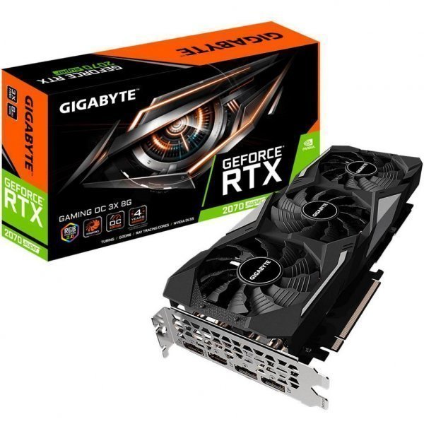 Відеокарта GIGABYTE GeForce RTX2070 SUPER 8192Mb GAMING OC (GV-N207SGAMING OC-8GD) Відеокарта GIGABYTE GeForce RTX2070 SUPER 8192Mb GAMING OC (GV-N207SGAMING OC-8GD)