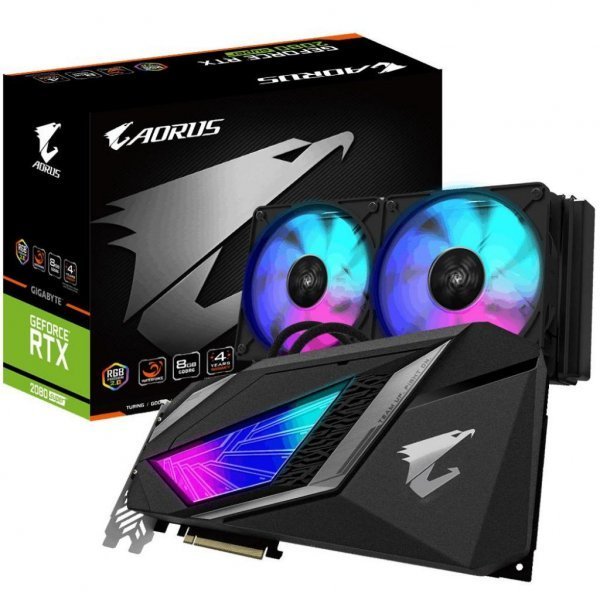 Відеокарта GIGABYTE GeForce RTX2080 SUPER 8192Mb AORUS WATERFORCE (GV-N208SAORUS W-8GC)