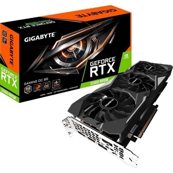 Відеокарта GIGABYTE GeForce RTX2080 SUPER 8192Mb GAMING OC (GV-N208SGAMING OC-8GC) Відеокарта GIGABYTE GeForce RTX2080 SUPER 8192Mb GAMING OC (GV-N208SGAMING OC-8GC)