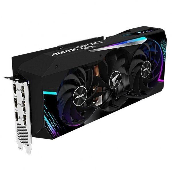 Відеокарта Gigabyte GeForce RTX3080 10Gb AORUS MASTER (GV-N3080AORUS M-10GD) Відеокарта Gigabyte GeForce RTX3080 10Gb AORUS MASTER (GV-N3080AORUS M-10GD)