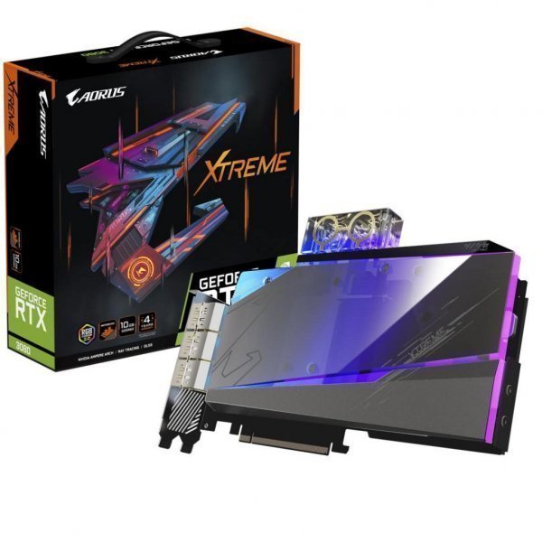 Відеокарта GIGABYTE GeForce RTX3080 10Gb AORUS XTREME WATERBLOCK (ВОДЯНКА!!!!!!) (GV-N3080AORUSX WB-10GD) Відеокарта GIGABYTE GeForce RTX3080 10Gb AORUS XTREME WATERBLOCK (ВОДЯНКА!!!!!!) (GV-N3080AORUSX WB-10GD)