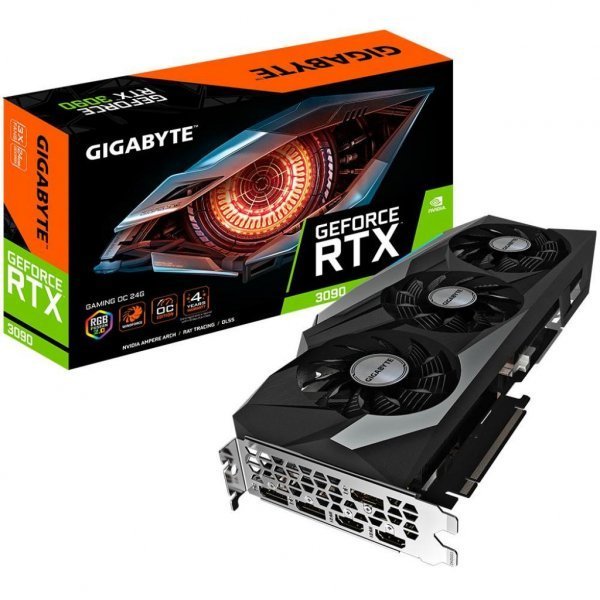 Відеокарта GIGABYTE GeForce RTX3090 24Gb GAMING OC (GV-N3090GAMING OC-24GD) Відеокарта GIGABYTE GeForce RTX3090 24Gb GAMING OC (GV-N3090GAMING OC-24GD)