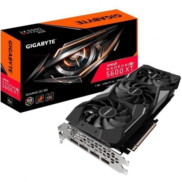 Відеокарта GIGABYTE Radeon RX 5600 XT 6144Mb GAMING OC (GV-R56XTGAMING OC-6GD) Відеокарта GIGABYTE Radeon RX 5600 XT 6144Mb GAMING OC (GV-R56XTGAMING OC-6GD)