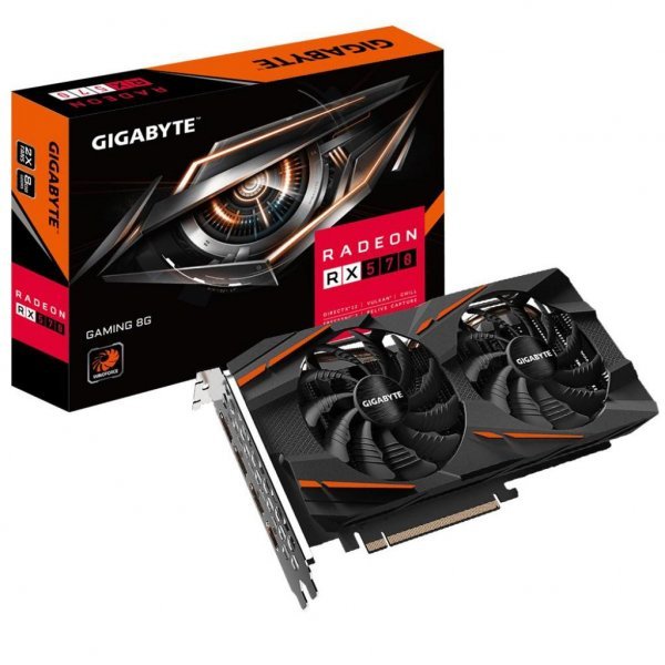 Відеокарта GIGABYTE Radeon RX 570 8192Mb GAMING (GV-RX570GAMING-8GD) Відеокарта GIGABYTE Radeon RX 570 8192Mb GAMING (GV-RX570GAMING-8GD)