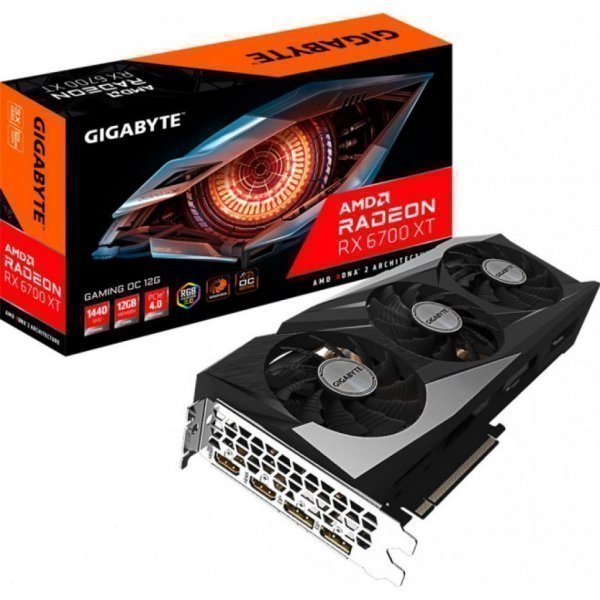 Відеокарта GIGABYTE Radeon RX 6700 XT 12Gb GAMING OC (GV-R67XTGAMING OC-12GD) Відеокарта GIGABYTE Radeon RX 6700 XT 12Gb GAMING OC (GV-R67XTGAMING OC-12GD)