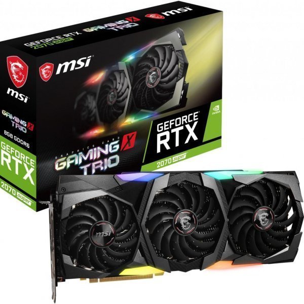 Відеокарта MSI GeForce RTX2070 SUPER 8192Mb GAMING X TRIO (RTX 2070 SUPER GAMING X TRIO) Відеокарта MSI GeForce RTX2070 SUPER 8192Mb GAMING X TRIO (RTX 2070 SUPER GAMING X TRIO)