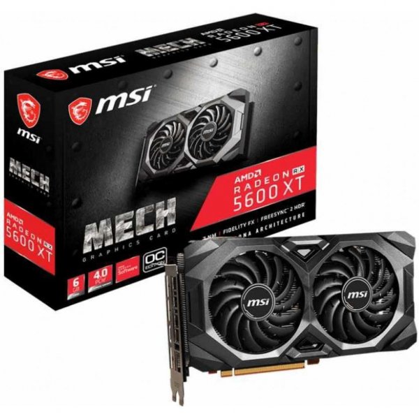 Відеокарта MSI Radeon RX 5600 XT 6144Mb MECH OC (RX 5600 XT MECH OC) Відеокарта MSI Radeon RX 5600 XT 6144Mb MECH OC (RX 5600 XT MECH OC)