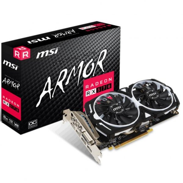 Відеокарта MSI Radeon RX 570 8192Mb ARMOR OC (RX 570 ARMOR 8G OC) Відеокарта MSI Radeon RX 570 8192Mb ARMOR OC (RX 570 ARMOR 8G OC)