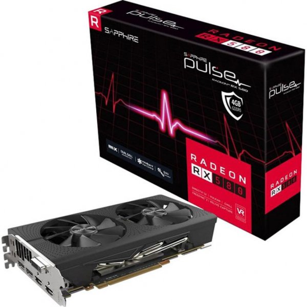 Відеокарта Sapphire Radeon RX 580 4096Mb PULSE (11265-10-20G)